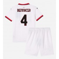 Camisa de time de futebol AC Milan Ismael Bennacer #4 Replicas 2º Equipamento Infantil 2024-25 Manga Curta (+ Calças curtas)